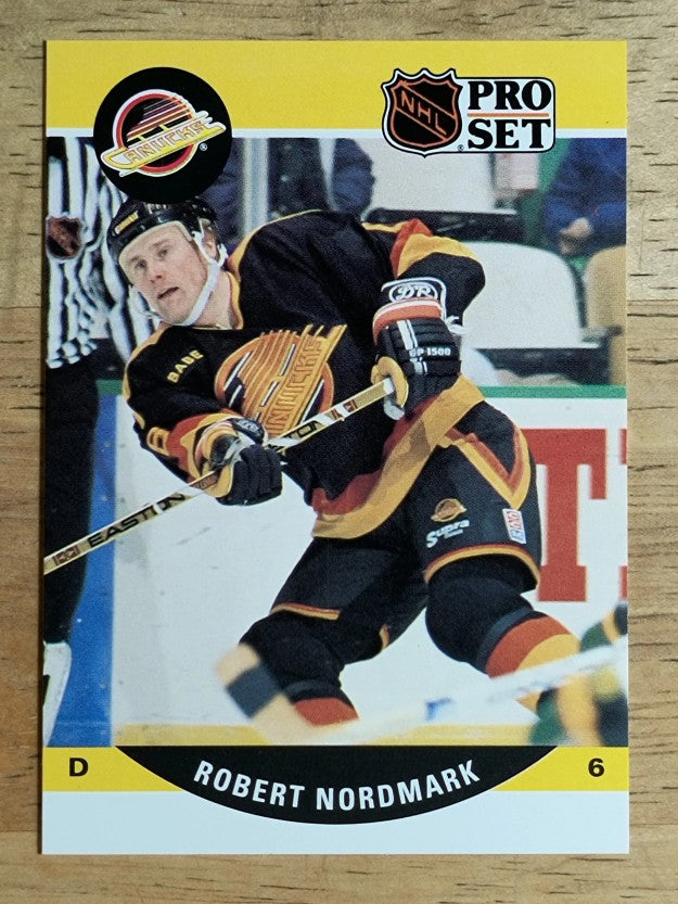 1990-91 Pro Set #547 Robert Nordmark RC