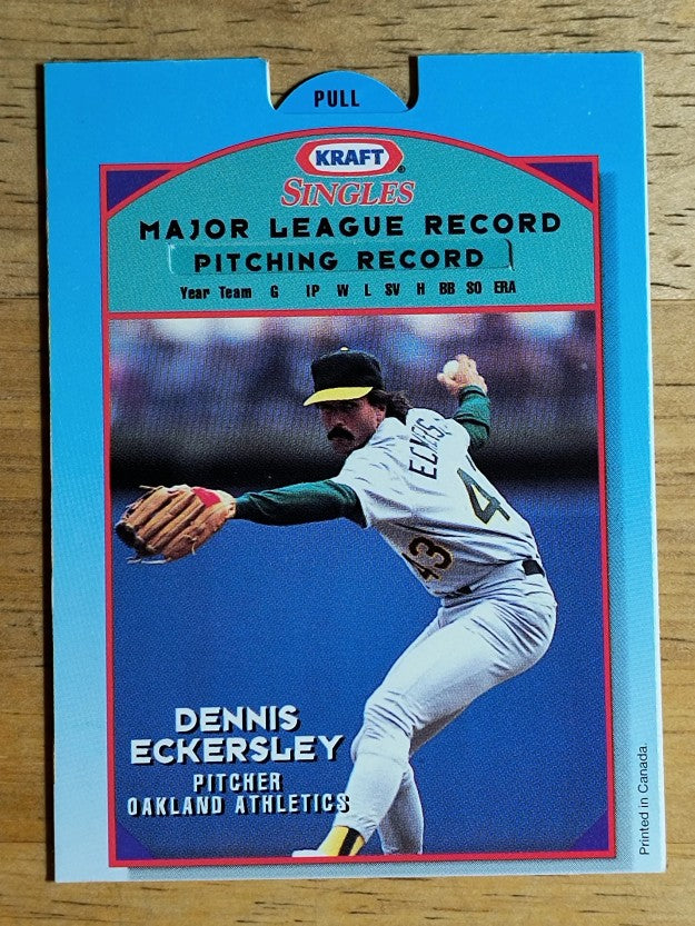 1994 Kraft #2 Dennis Eckersley