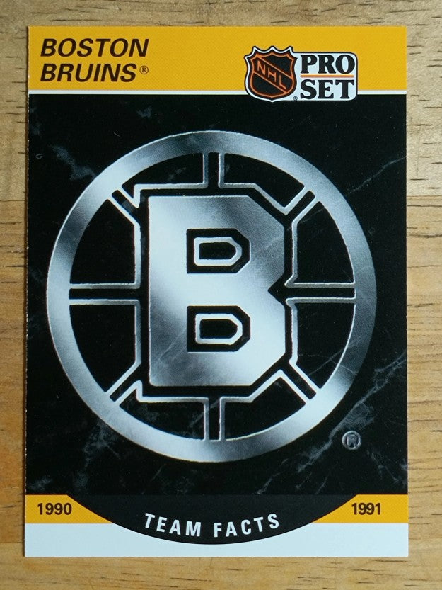 1990-91 Pro Set #566 Boston Bruins Logo