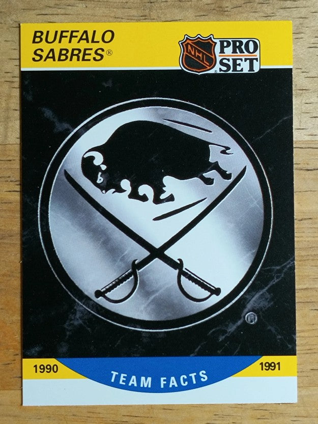 1990-91 Pro Set #567 Buffalo Sabres Logo