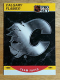 1990-91 Pro Set #568 Calgary Flames Logo
