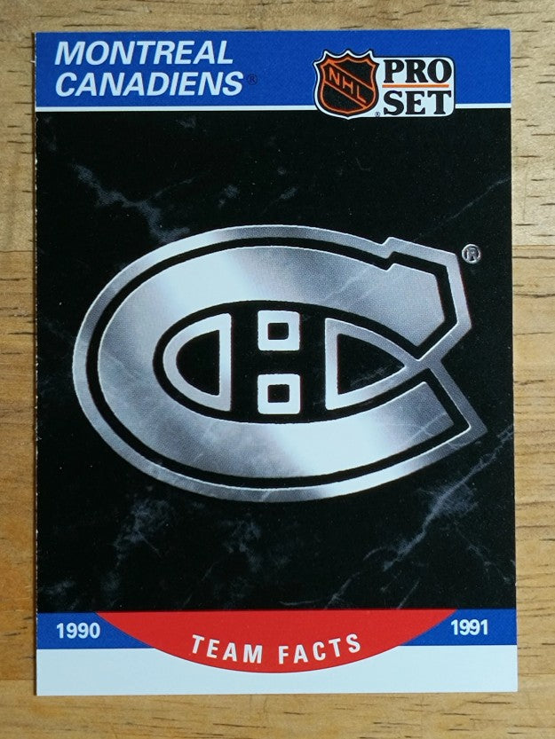 1990-91 Pro Set #575 Montreal Canadiens Logo