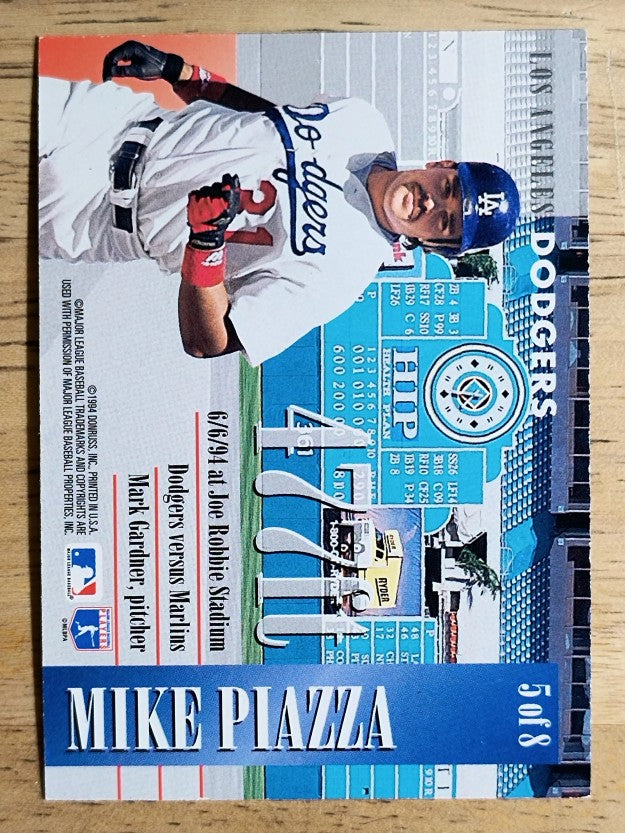 1995 Donruss Long Ball Leaders #5 Mike Piazza