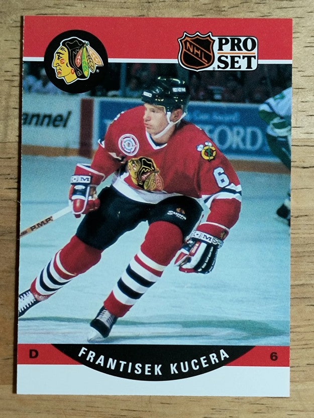 1990-91 Pro Set #599 Frantisek Kucera RC
