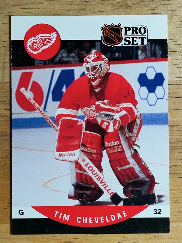 1990-91 Pro Set #602 Tim Cheveldae RC