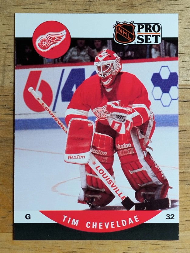 1990-91 Pro Set #602 Tim Cheveldae RC