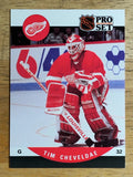 1990-91 Pro Set #602 Tim Cheveldae RC