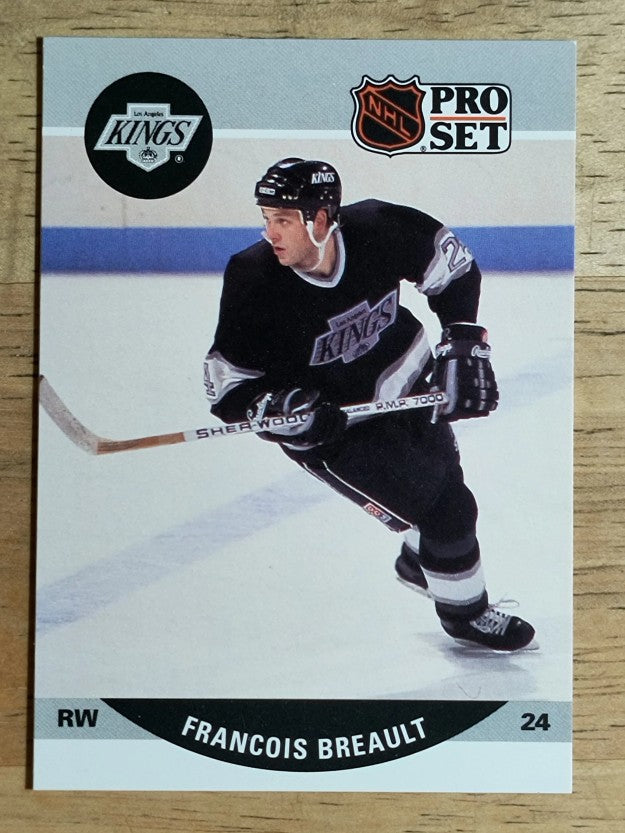 1990-91 Pro Set #612 Francois Breault RC