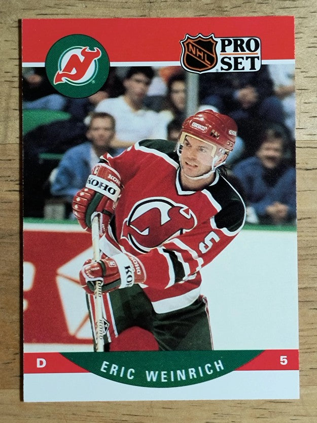 1990-91 Pro Set #622 Eric Weinrich RC