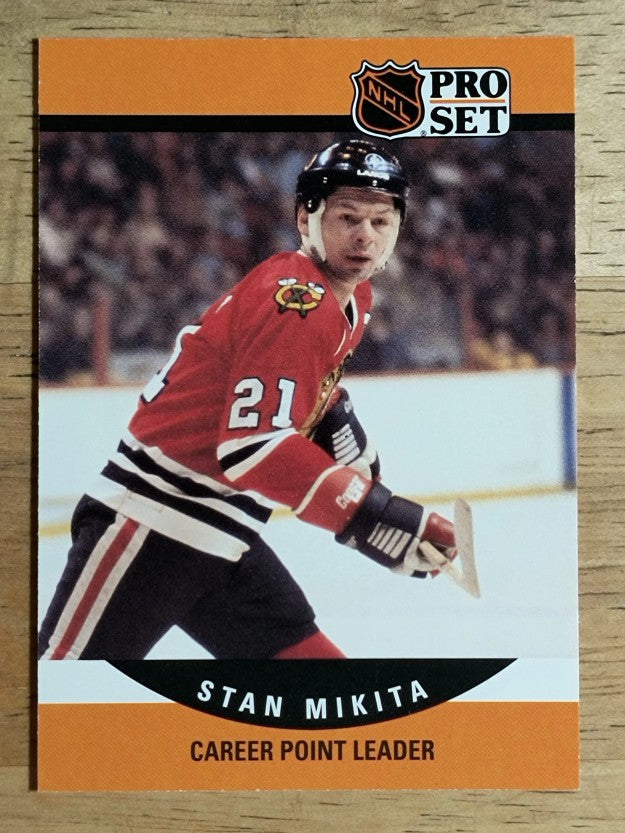 1990-91 Pro Set #655 Stan Mikita CPL