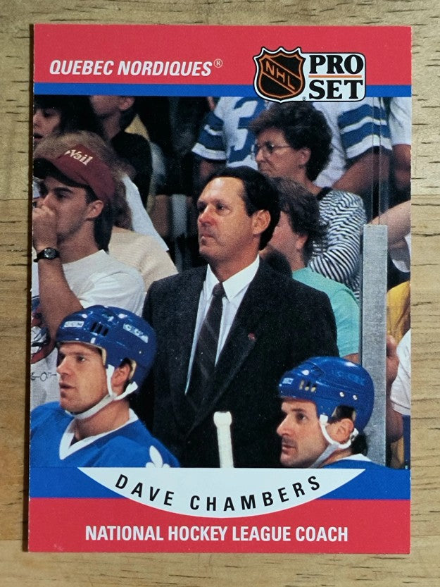 1990-91 Pro Set #675 Dave Chambers CO RC