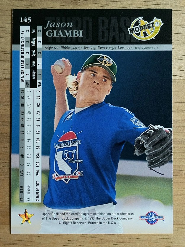 1994 Upper Deck Minors #145 Jason Giambi