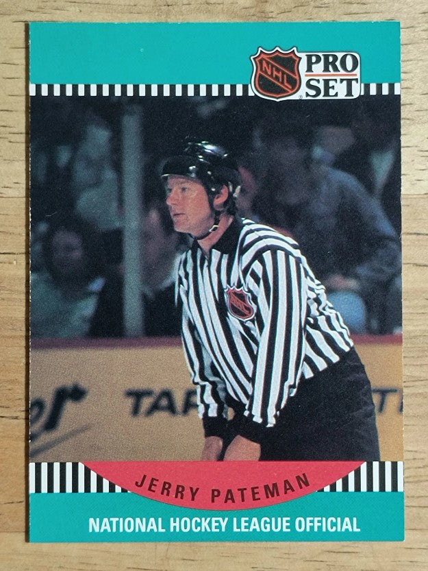 1990-91 Pro Set #696 Jerry Pateman OFF