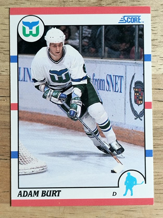 1990-91 Score #370 Adam Burt RC