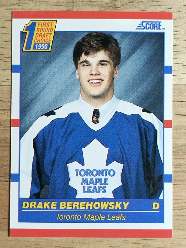 1990-91 Score #434 Drake Berehowsky RC