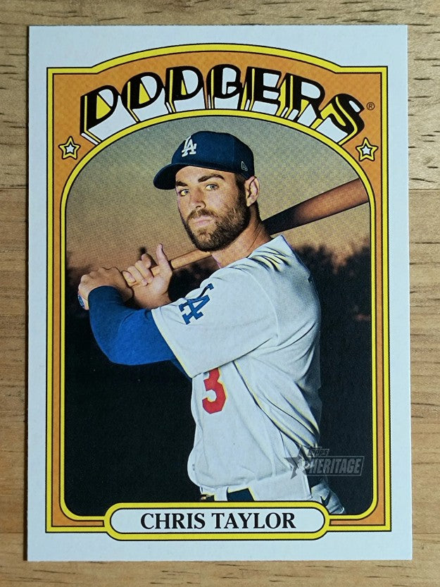 2021 Topps Heritage #229 Chris Taylor