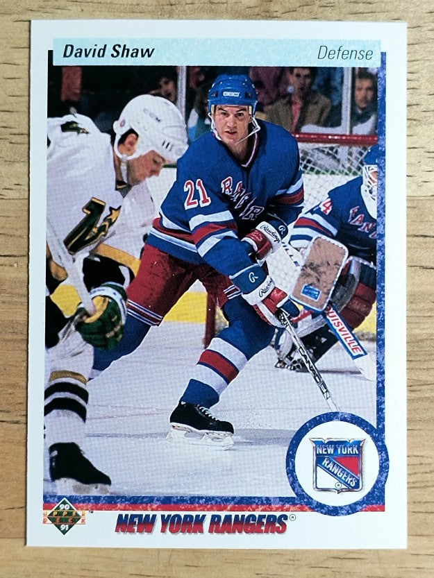 1990-91 Upper Deck #15 David Shaw