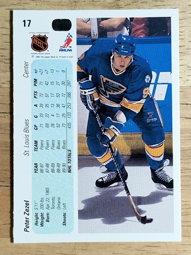 1990-91 Upper Deck #17 Peter Zezel