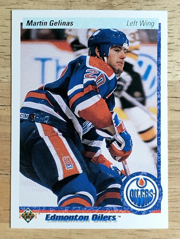 1990-91 Upper Deck #23 Martin Gelinas RC