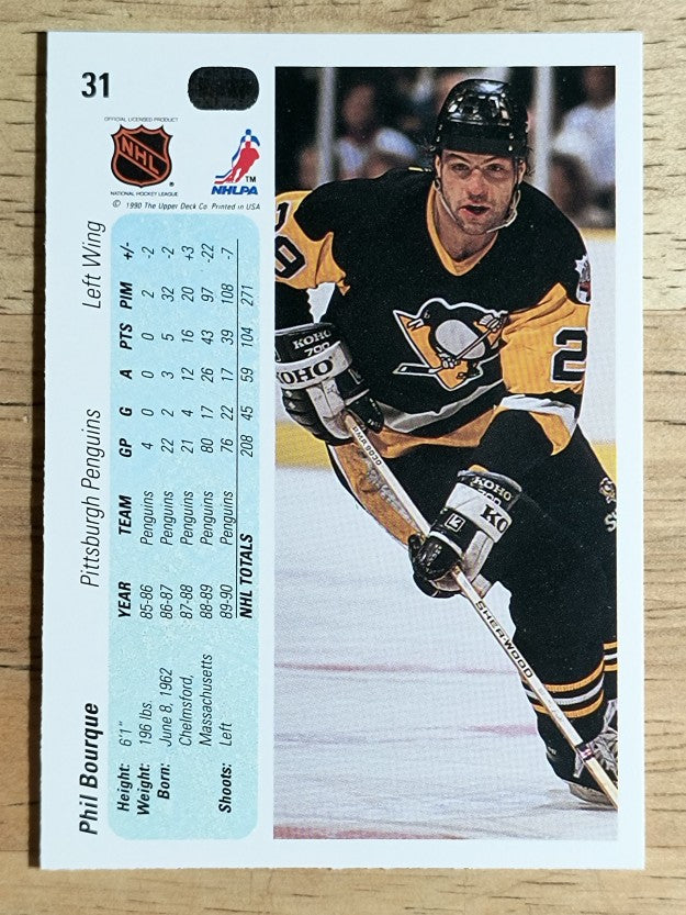 1990-91 Upper Deck #31 Phil Bourque