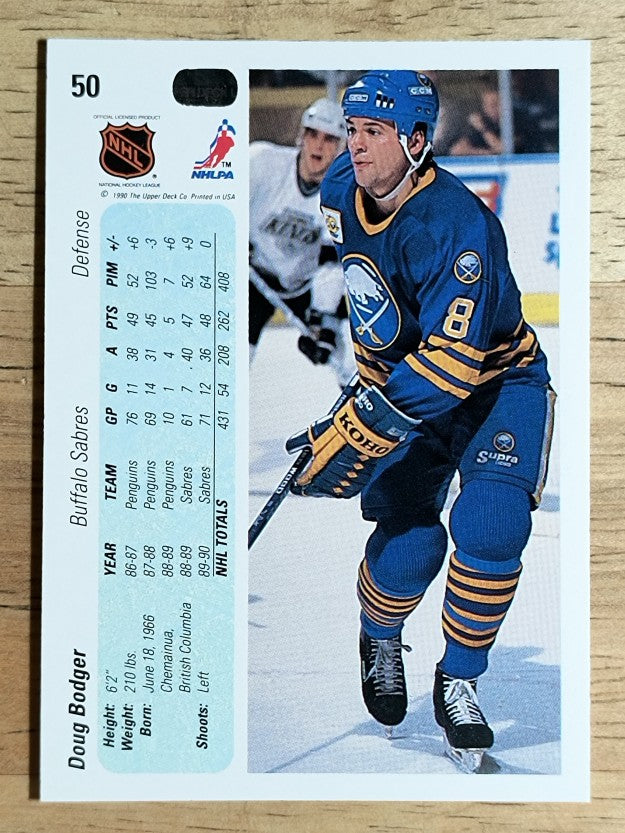 1990-91 Upper Deck #50 Doug Bodger