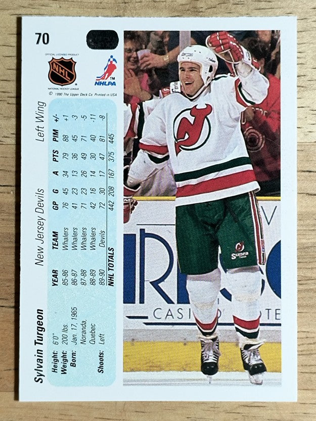 1990-91 Upper Deck #70 Sylvain Turgeon