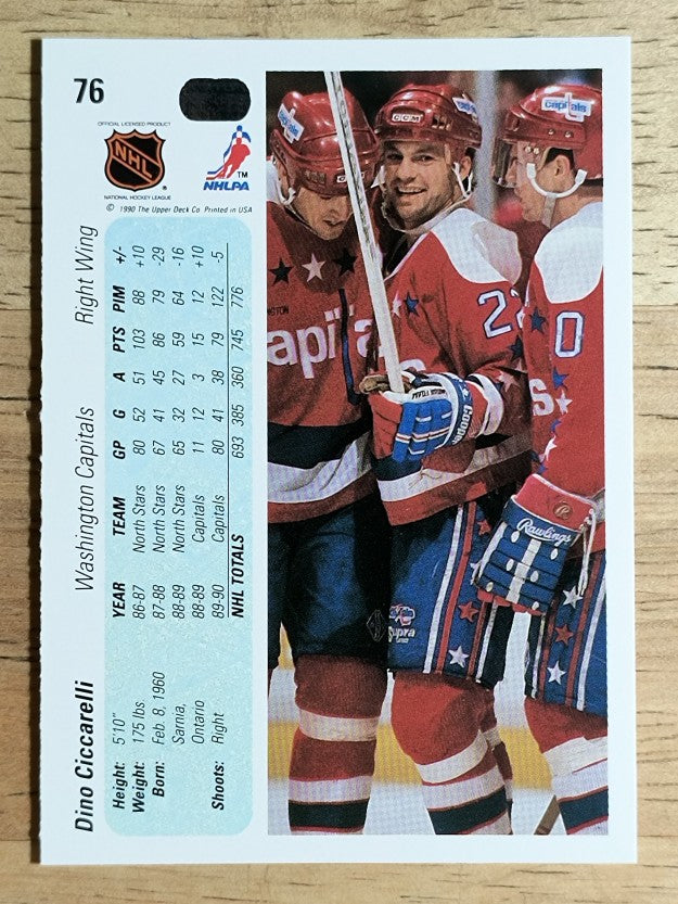 1990-91 Upper Deck #76 Dino Ciccarelli