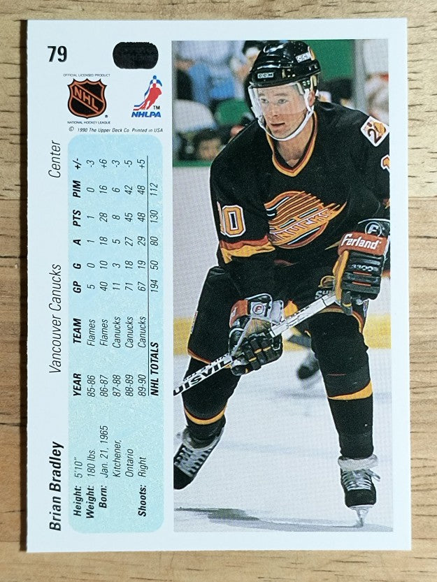 1990-91 Upper Deck #79 Brian Bradley