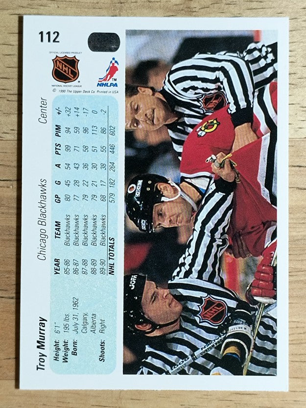 1990-91 Upper Deck #112 Troy Murray