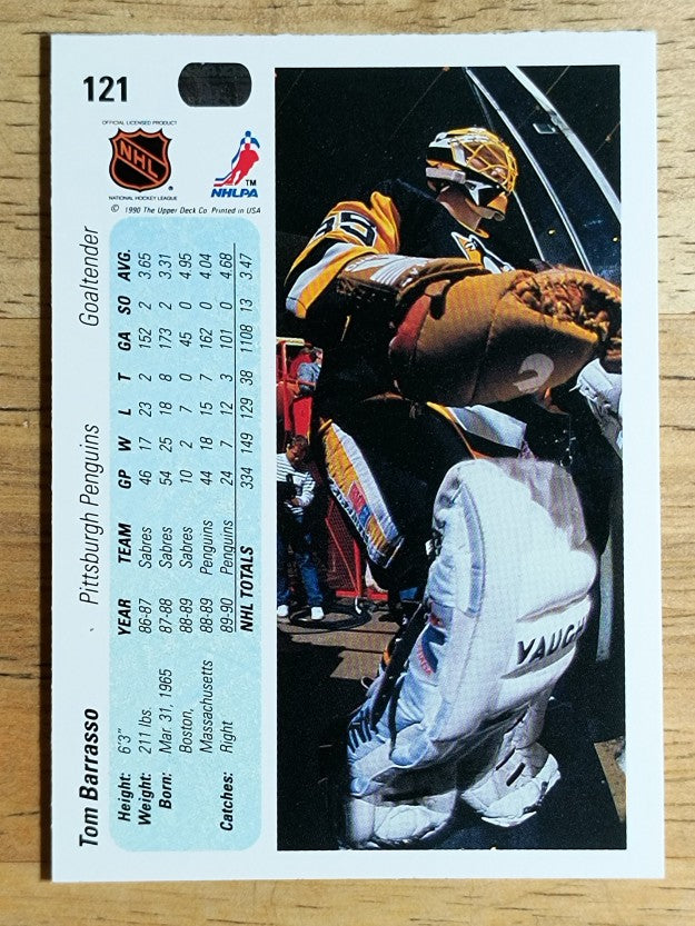 1990-91 Upper Deck #121 Tom Barrasso