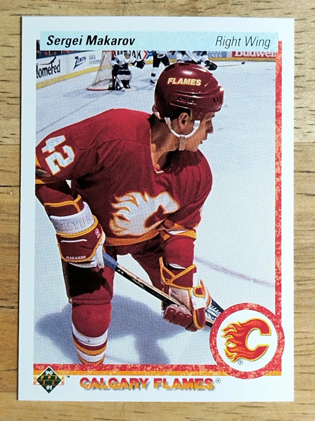 1990-91 Upper Deck #123 Sergei Makarov RC
