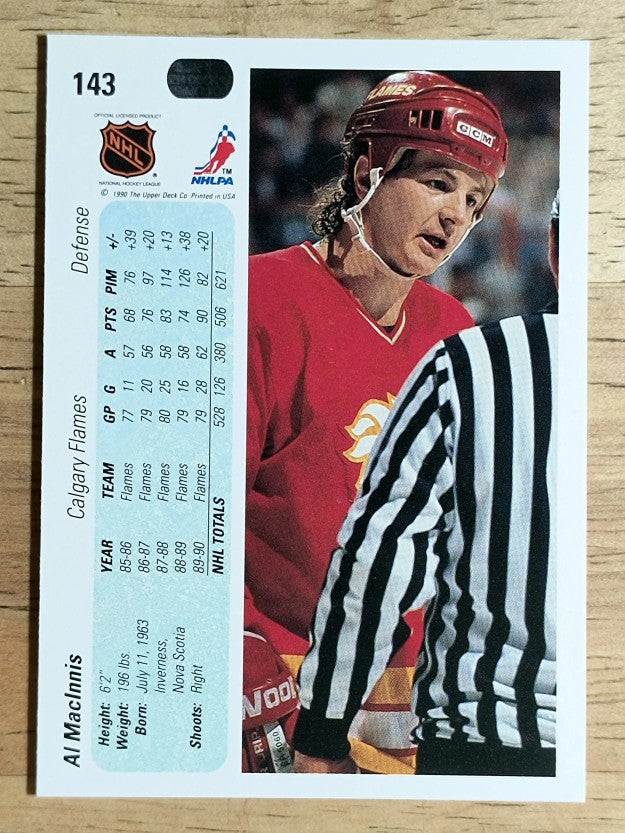 1990-91 Upper Deck #143 Al MacInnis