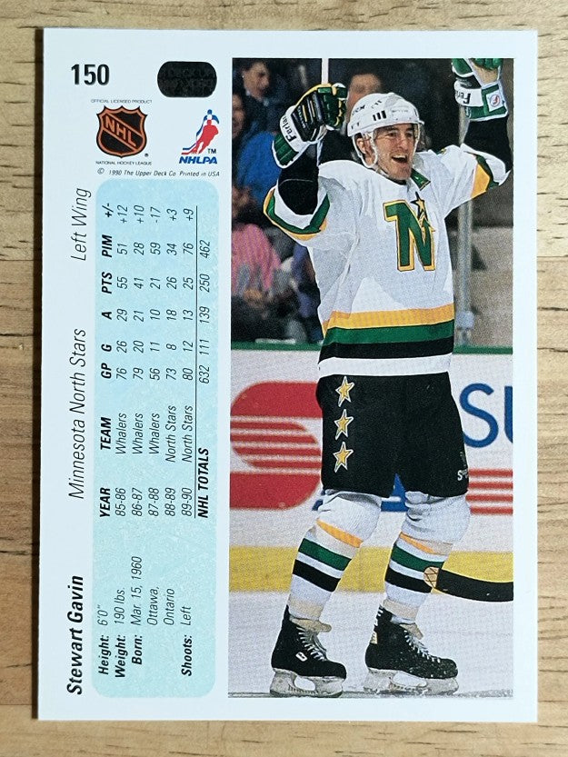 1990-91 Upper Deck #150 Stewart Gavin