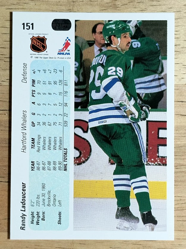 1990-91 Upper Deck #151 Randy Ladouceur