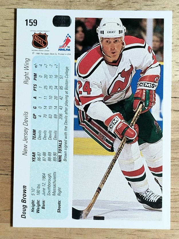 1990-91 Upper Deck #159 Doug Brown