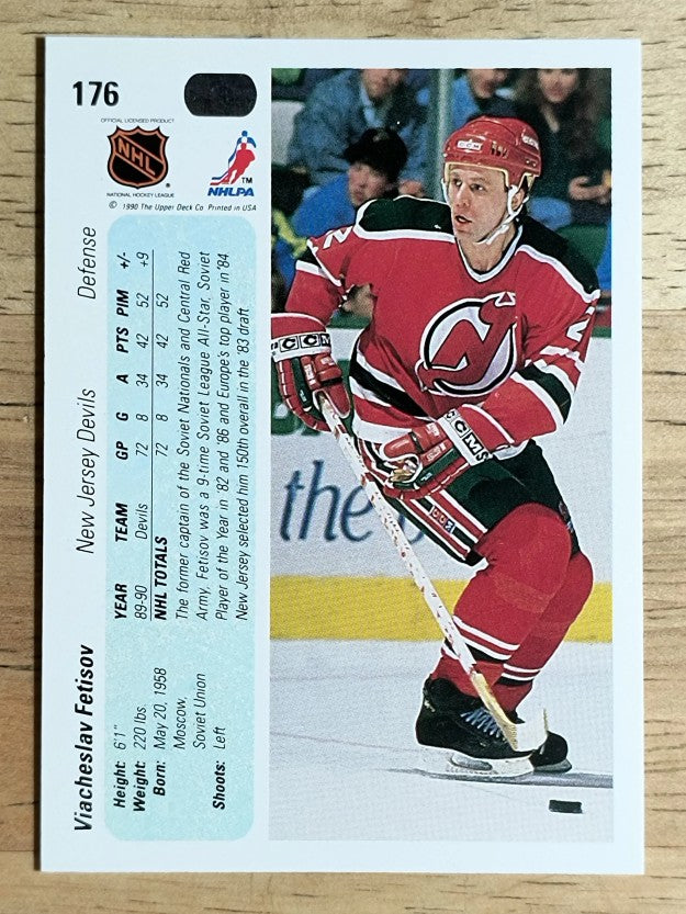 1990-91 Upper Deck #176 Slava Fetisov RC