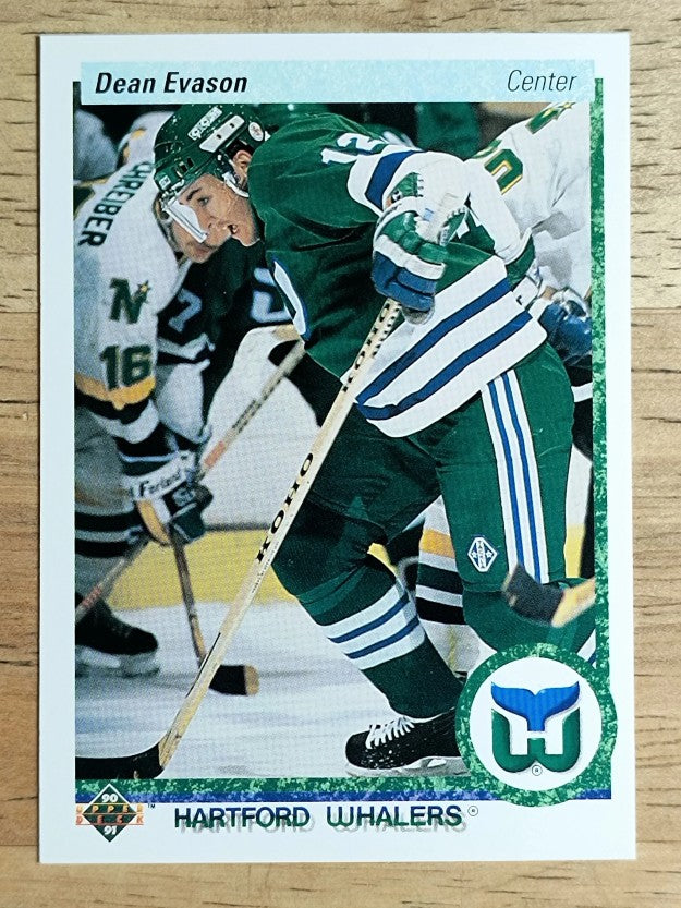 1990-91 Upper Deck #192 Dean Evason