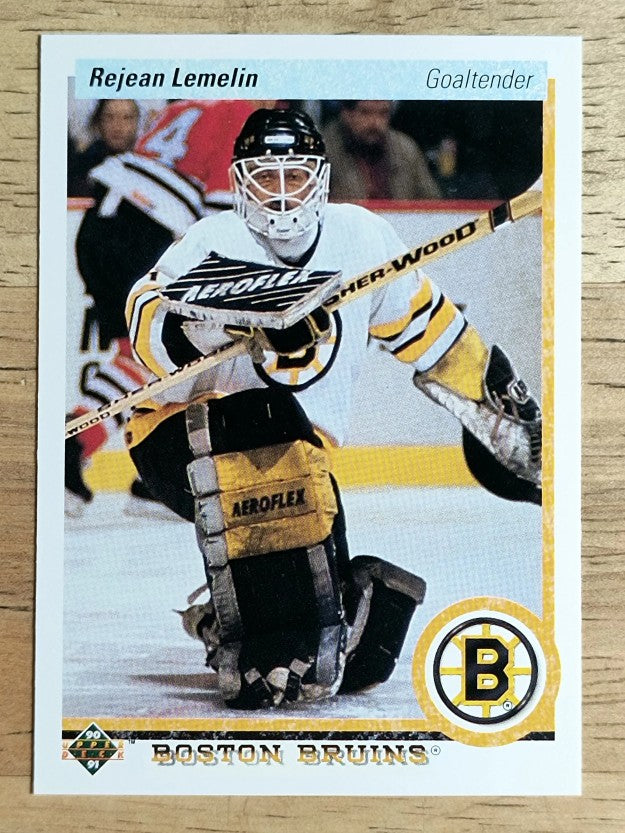 1990-91 Upper Deck #215 Rejean Lemelin