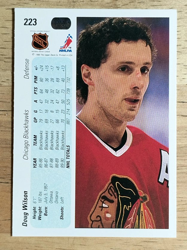 1990-91 Upper Deck #223 Doug Wilson