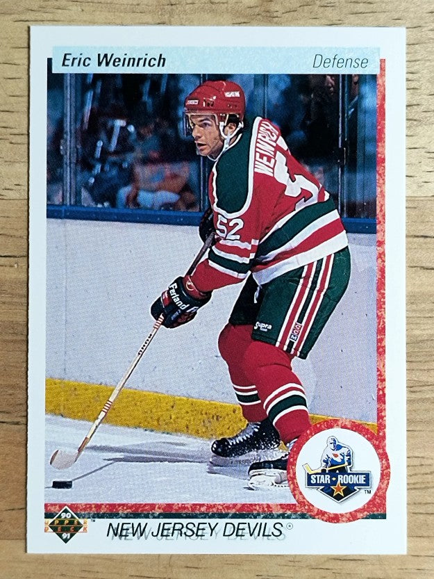 1990-91 Upper Deck #245 Eric Weinrich RC