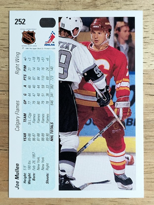1990-91 Upper Deck #252 Joe Mullen