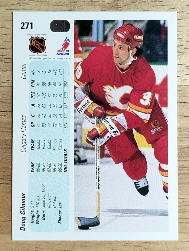 1990-91 Upper Deck #271 Doug Gilmour