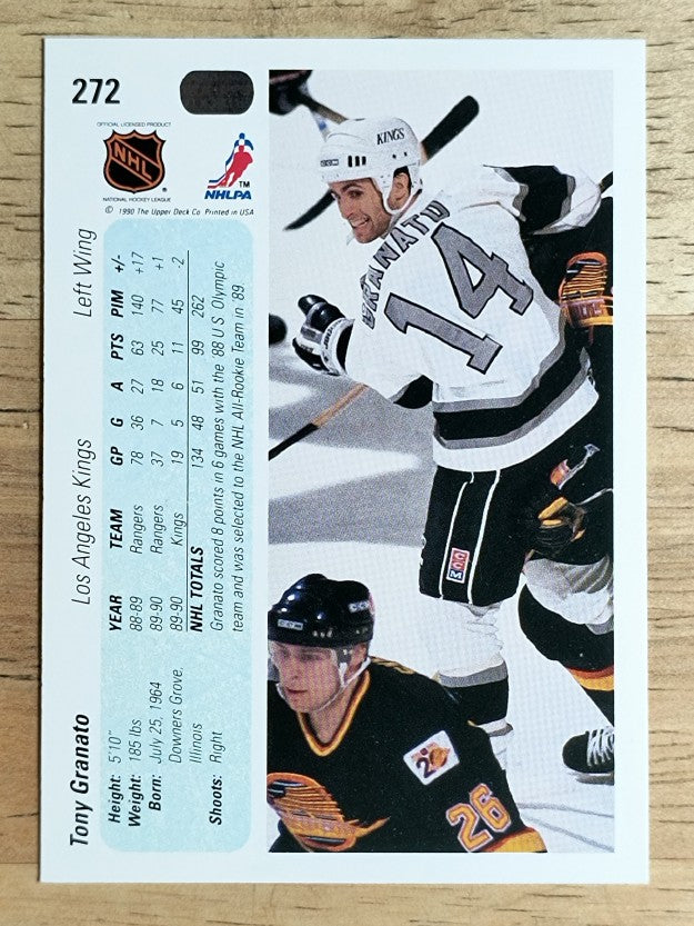 1990-91 Upper Deck #272 Tony Granato