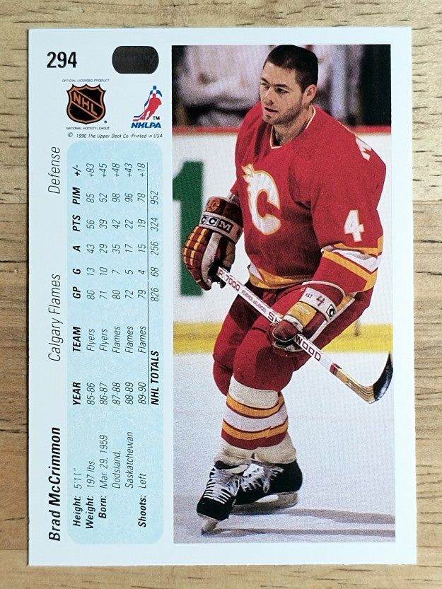 1990-91 Upper Deck #294 Brad McCrimmon