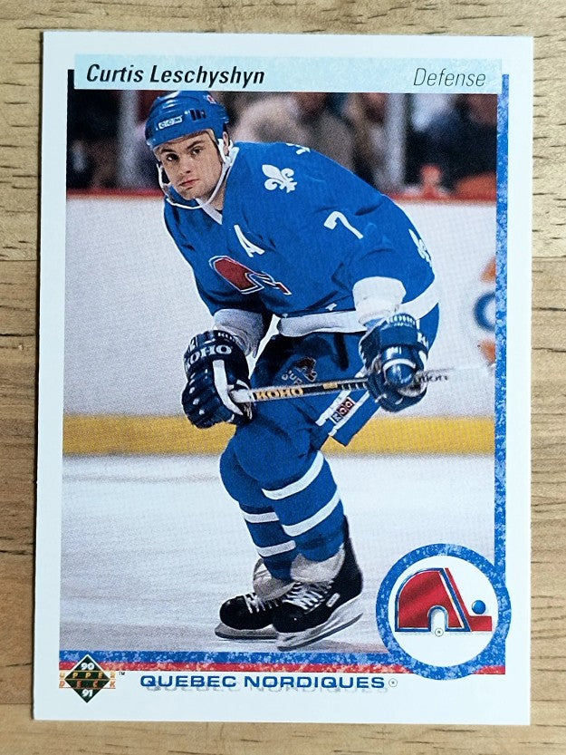 1990-91 Upper Deck #295 Curtis Leschyshyn RC