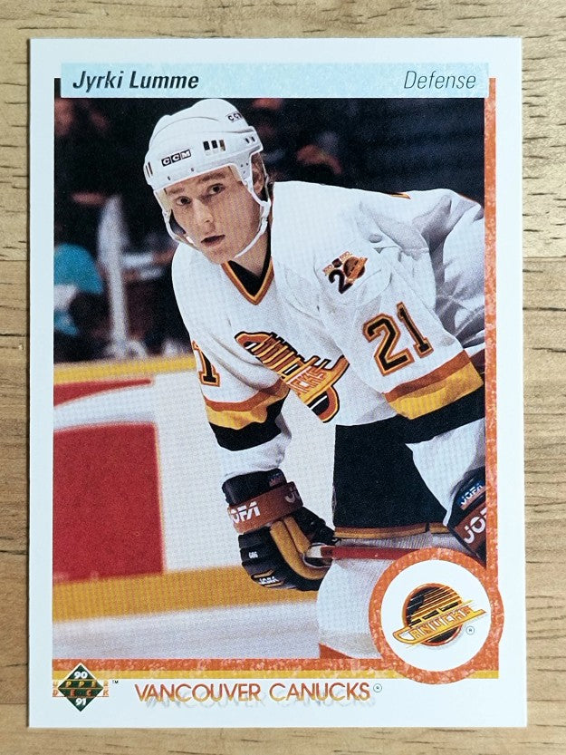 1990-91 Upper Deck #297 Jyrki Lumme RC