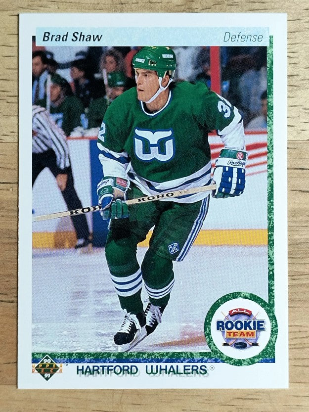 1990-91 Upper Deck #327 Brad Shaw ART