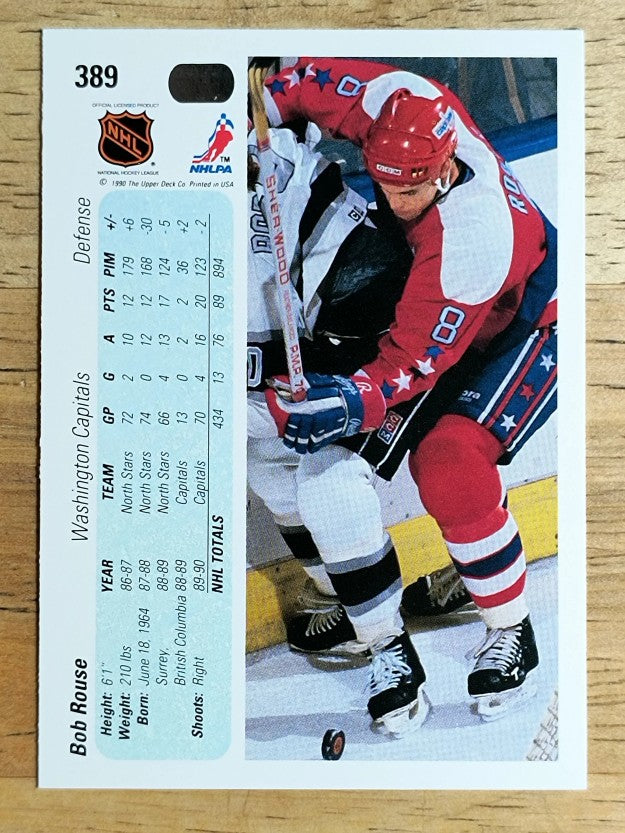 1990-91 Upper Deck #389 Bob Rouse