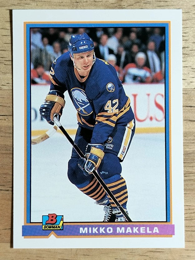 1991-92 Bowman #36 Mikko Makela