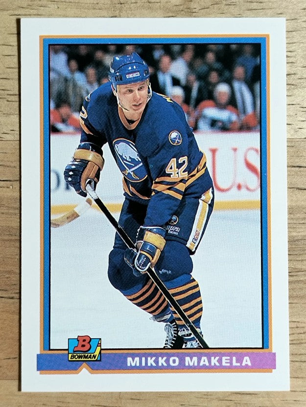 1991-92 Bowman #36 Mikko Makela
